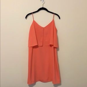 Cynthia Steffe Size 4 Coral Spaghetti Strap Dress